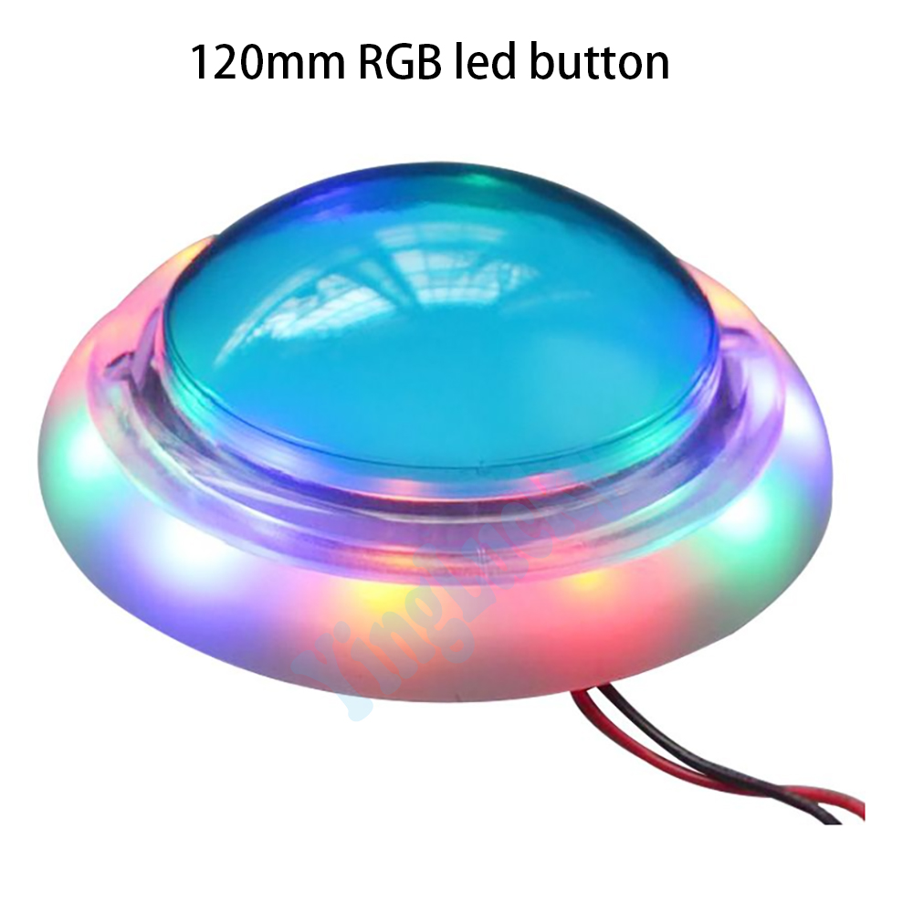 Skee Ball Arcade - ปุ่มอาร์เคด LED RGB ขนาด 120 มม.