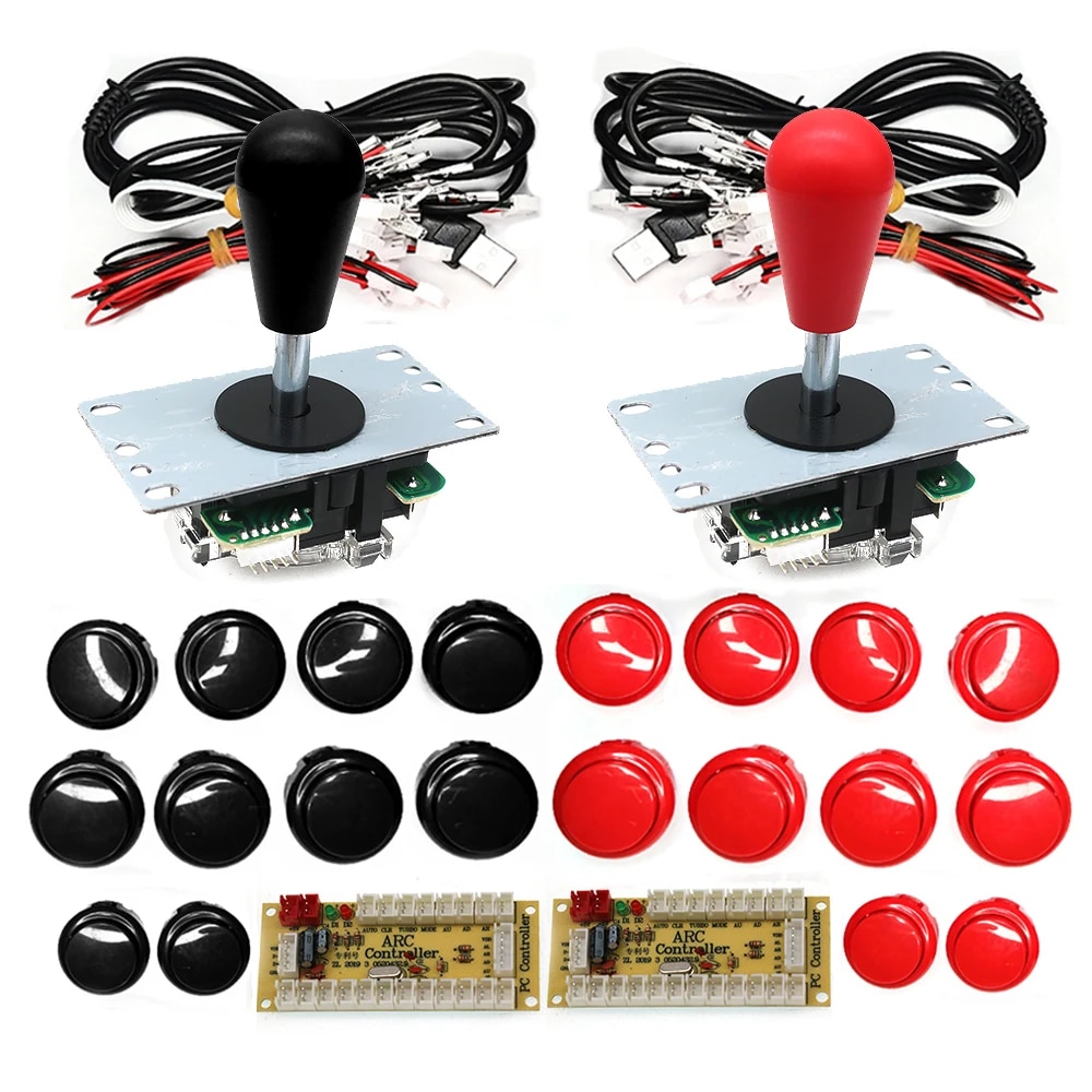 Arcade Game Cabinet - คัดลอก SANWA เกมคอนโซลอาเขต DIY ชุด 8