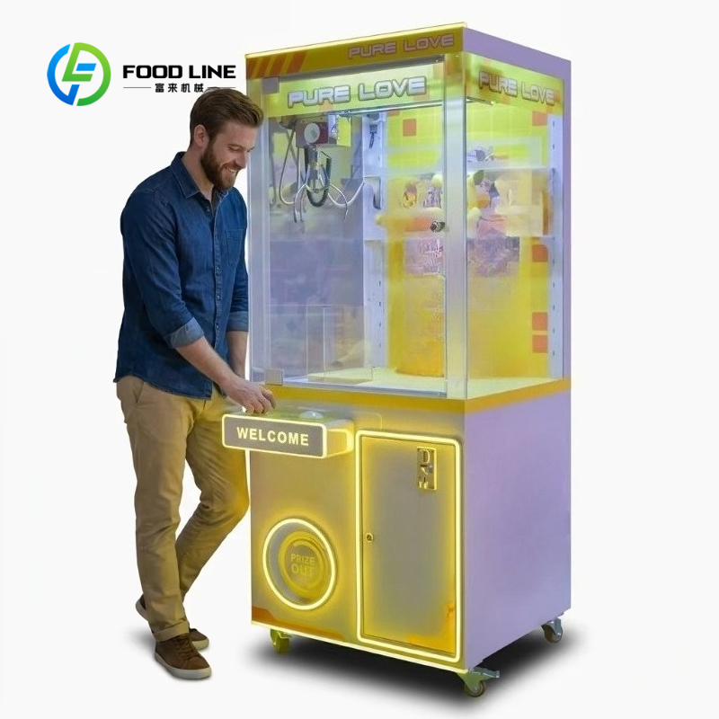 Arcade Games And Vending - เครื่องคีบตุ๊กตาอัตโนมัติแบบกำหนดเอง ใช้เหรียญ ตู้เกมอาร์เคดโลหะ เครื่องคีบตุ๊กตา
