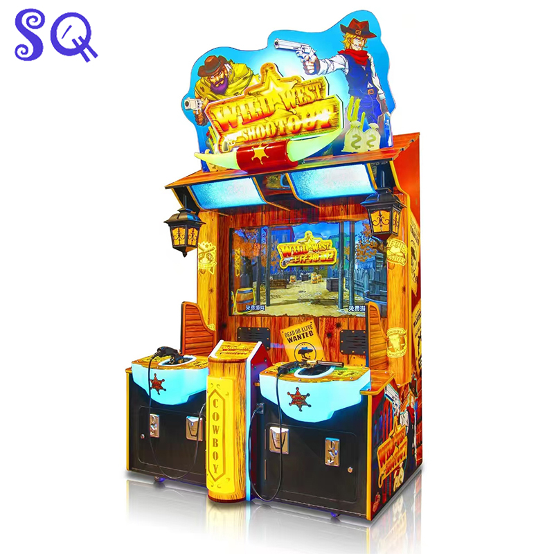 Skee Ball Arcade - เกมอาเขตปืนหยอดเหรียญเครื่องอาเขต Accessorios พร้อมสายเคเบิลสําหรับเครื่องอาร์เคด Wild West Shootout