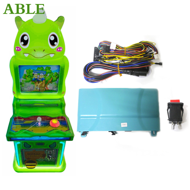 Gun Shooting Arcade - Little Blue Hat อาเขตตู้เด็กเกมลอตเตอรี DIY ชุดตั๋วอาเขตชุดเกมสําหรับ