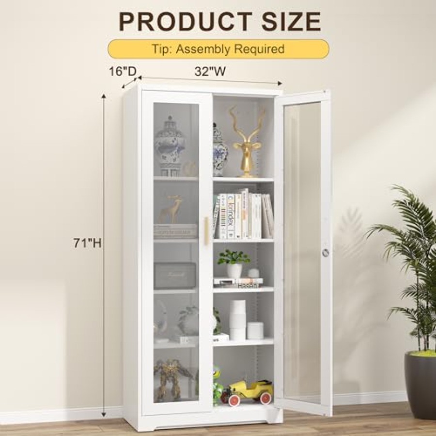 ตู้โชว์ของสะสมสำหรับใช้ในบ้าน  - Glass Cabinet Display บทวิจารณ์และราคา