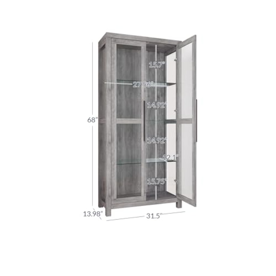 ตู้โชว์กระจก 68 Avalon สำหรับห - Glass Cabinet Display บทวิจารณ์และราคา