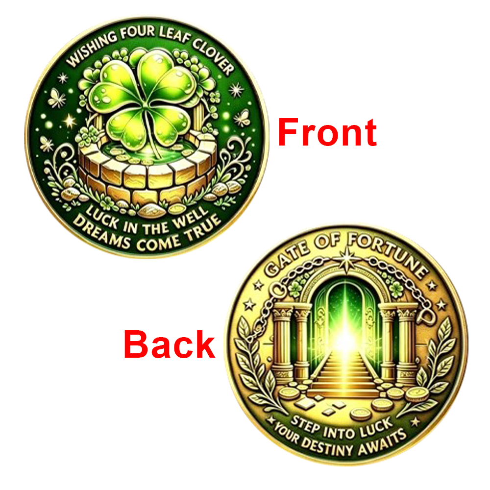 เหรียญนำโชคใบโคลเวอร์สี่แฉก 5  - Token Coin Mechanism บทวิจารณ์และราคา