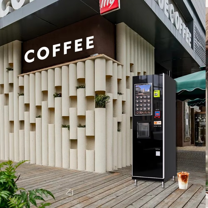 เครื่องขายกาแฟอัตโนมัติเต็มรูป - Vending Machine Qr Code บทวิจารณ์และราคา