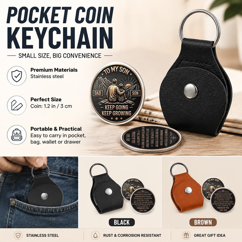 พวงกุญแจหนังพร้อมเหรียญโลหะ ขอ - Token Coin Mechanism บทวิจารณ์และราคา