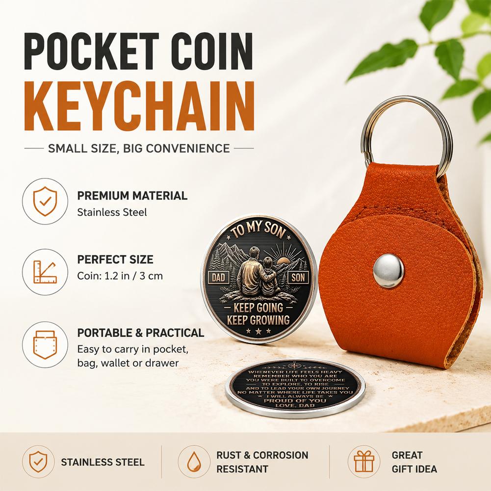 พวงกุญแจหนังพร้อมเหรียญโลหะ ขอ - Token Coin Mechanism บทวิจารณ์และราคา