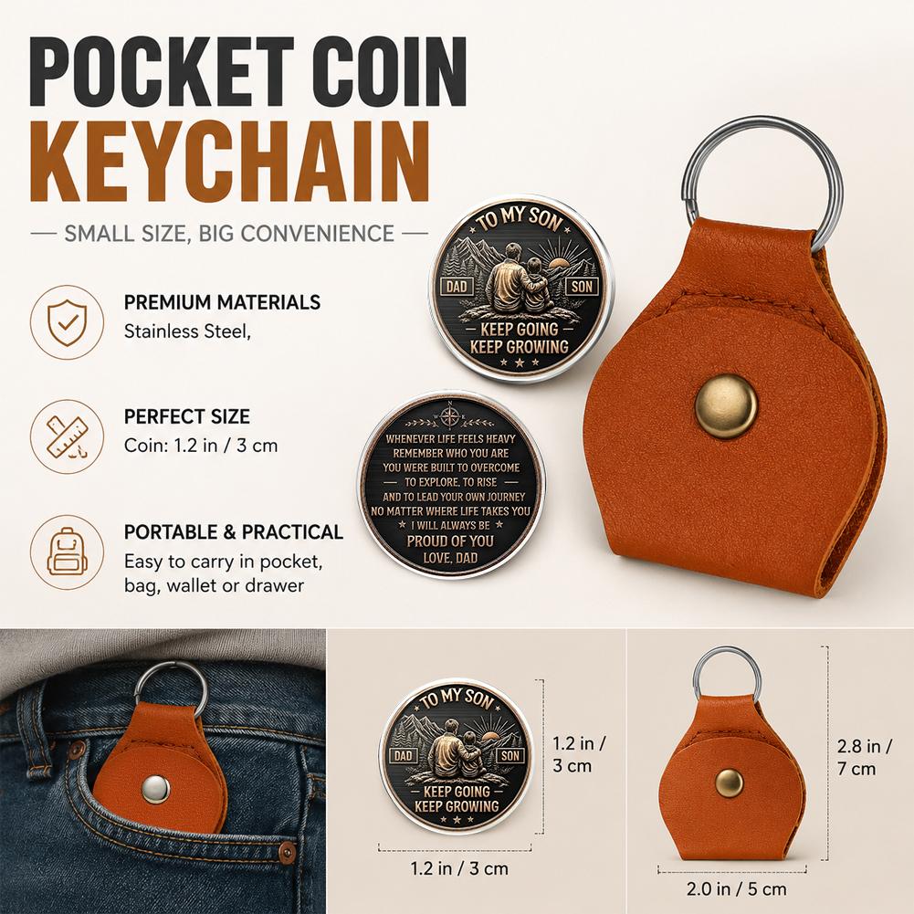 พวงกุญแจหนังพร้อมเหรียญโลหะ ขอ - Token Coin Mechanism บทวิจารณ์และราคา