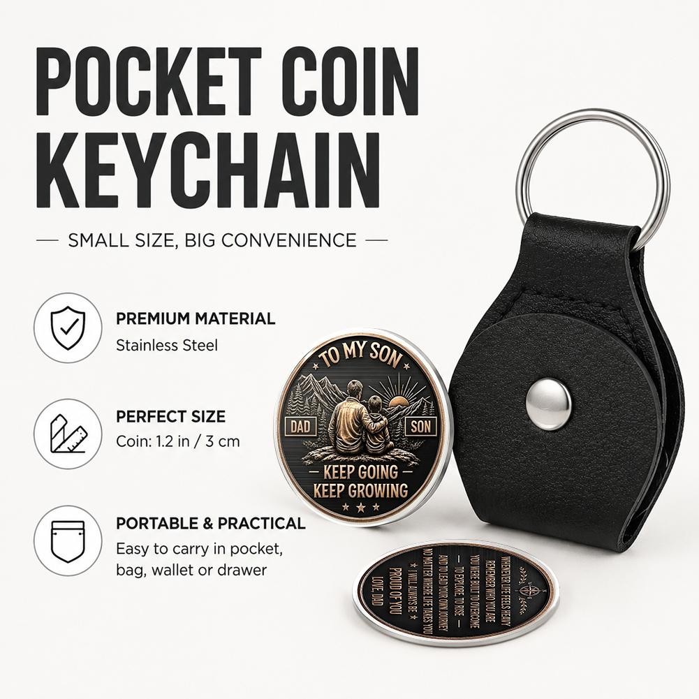 พวงกุญแจหนังพร้อมเหรียญโลหะ ขอ - Token Coin Mechanism บทวิจารณ์และราคา
