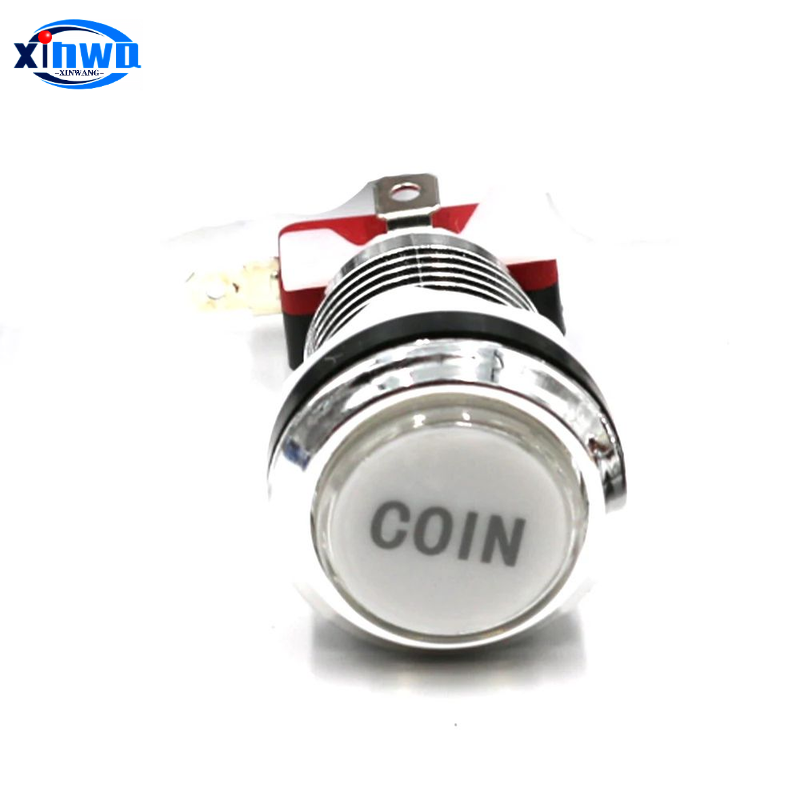 33mm Chrome Push Button12v 5v  - Arcade Button Pcb บทวิจารณ์และราคา