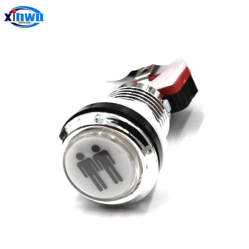 33mm Chrome Push Button12v 5v  - Arcade Button Pcb บทวิจารณ์และราคา