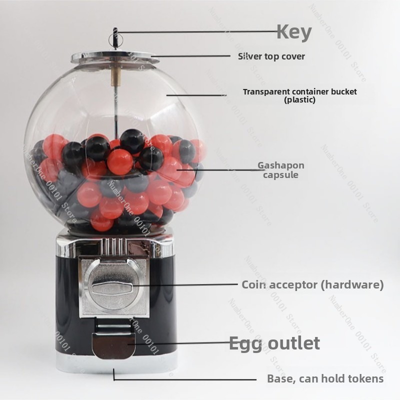 เครื่องจ่ายของรางวัลแบบแมนนวล  - Prize Capsule Toy Machine บทวิจารณ์และราคา