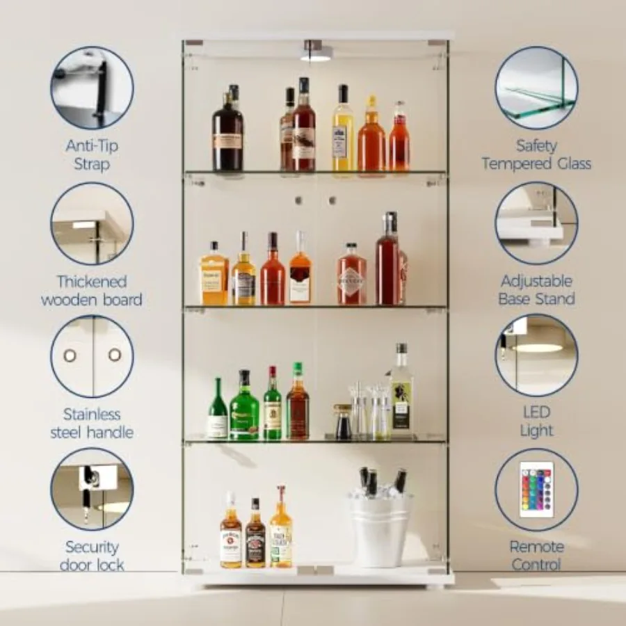 ตู้โชว์กระจกนิรภัยสำหรับเก็บขอ - Glass Cabinet Display บทวิจารณ์และราคา